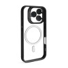 Чехол с функцией MagSafe для Apple iPhone 16 Pro Max с подставкой и защитой для камер black