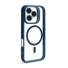 Чехол с функцией MagSafe для Apple iPhone 16 Pro Max с подставкой и защитой для камер dark blue