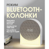 Нічник-колонка 4в1 Годинник Нічник Білий шум Bluetooth колонка WALKER WSP-190 Біла