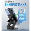 Бездротовий зарядний пристрій 3в1 WALKER WH-57 15W black