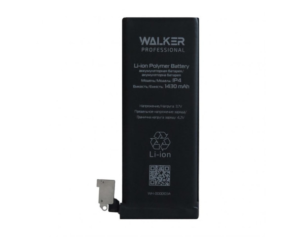 Акумулятор WALKER Professional для Apple iPhone 4 (1430mAh)