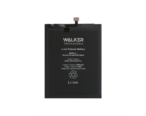 Аккумулятор WALKER Professional для Xiaomi BM4J Redmi Note 8 Pro (4500mAh)