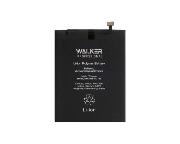 Акумулятор WALKER Professional для Xiaomi BN4A Redmi Note 7, Redmi Note 7 Pro 4000mAh