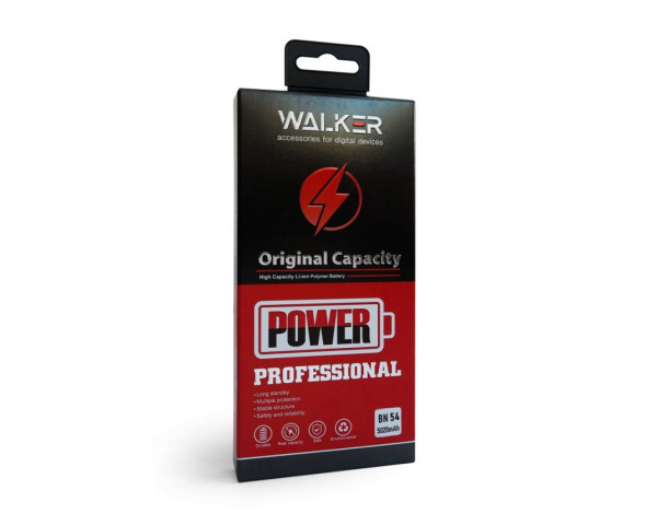 Акумулятор WALKER Professional для Xiaomi BN54 Redmi 9, Redmi Note 9, Redmi 10X, Redmi 10X Pro (5020mAh)