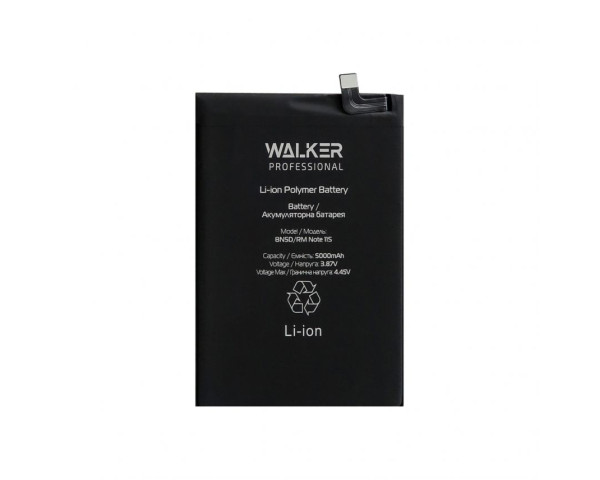 Акумулятор WALKER Professional для Xiaomi BN5D Redmi Note 11 , Redmi Note 11S (5000mAh)