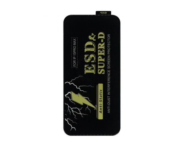 Захисне скло SuperD iPhone 15 Pro Max black WD тех.уп.