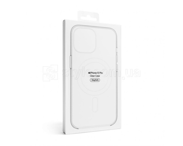 Чехол Original с функцией MagSafe для Apple iPhone 13 Pro прозрачный с индикатором установки