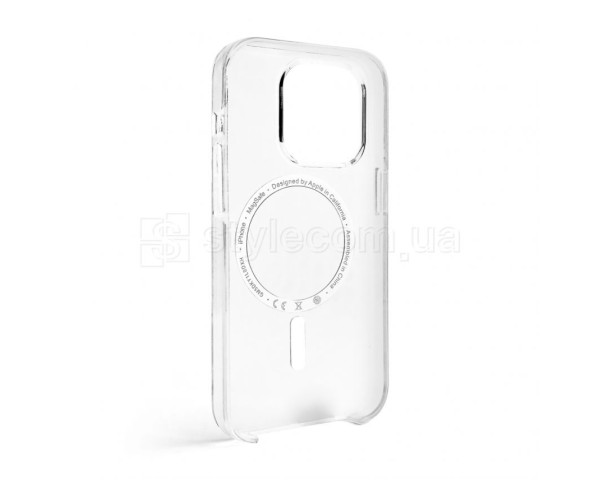 Чехол Original с функцией MagSafe для Apple iPhone 14 Pro Max прозрачный с индикатором установки