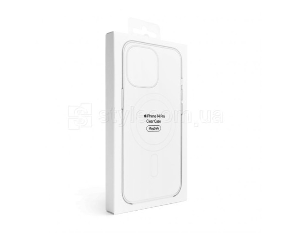 Чехол Original с функцией MagSafe для Apple iPhone 14 Pro прозрачный с индикатором установки