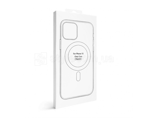 Чехол Original с функцией MagSafe для Apple iPhone 15 прозрачный