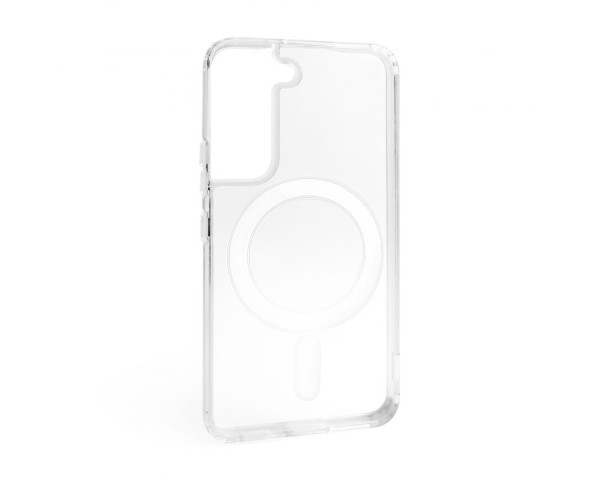 Чехол Original с функцией MagSafe для Samsung Galaxy S22/S901 (2022) прозрачный с индикатором установки