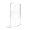 Чехол Original с функцией MagSafe для Samsung Galaxy S24/S921 (2024) прозрачный с индикатором установки