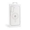Чехол Original с функцией MagSafe для Samsung Galaxy S24/S921 (2024) прозрачный с индикатором установки