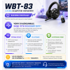 Ігрові навушники Bluetooth WALKER WBT-83 black