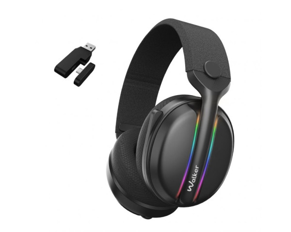 Ігрові навушники Bluetooth WALKER WBT-83 black