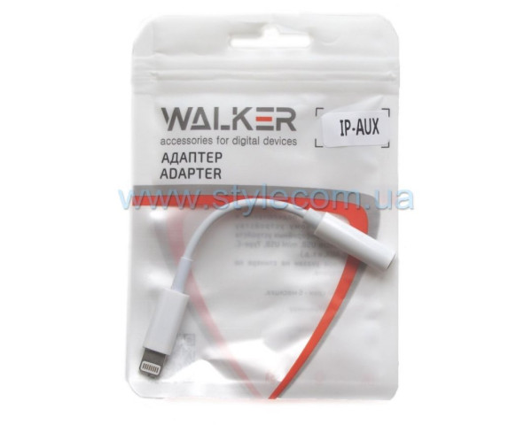 Аудіо-перехідник WALKER Lightning to AUX 3.5мм