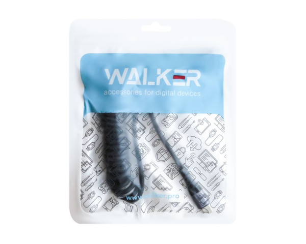 Кабель USB WALKER C190 Type-C to Type-C 60W (тех.пак.)