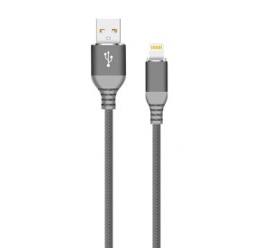 Кабель USB WALKER C560 Lightning grey