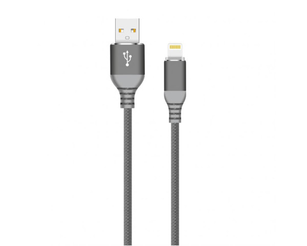 Кабель USB WALKER C560 Lightning grey