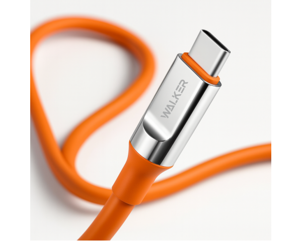 Кабель USB WALKER C915 Type-C orange