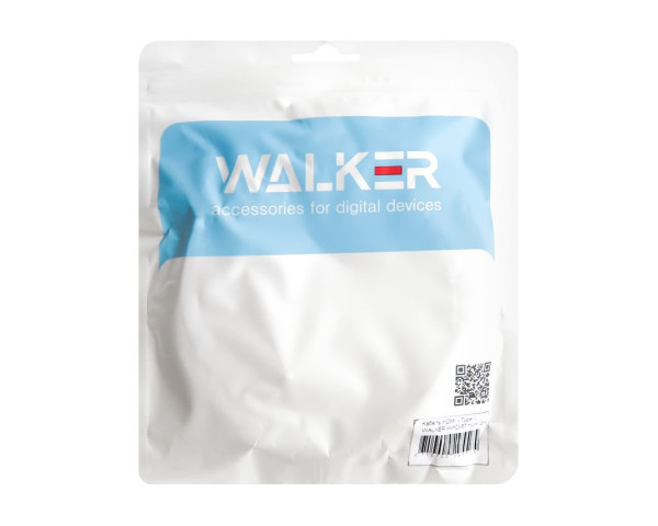Кабель WALKER WHD-57 HDMI to Type-C 2м grey (тех.пак.)