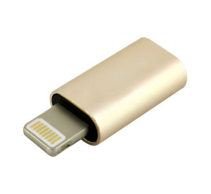 Перехідник WALKER Lightning to Micro (AML02) metal mix color