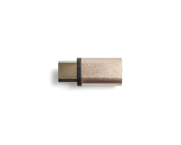 Переходник WALKER Type-C to Micro (AMTC02) metal mix color