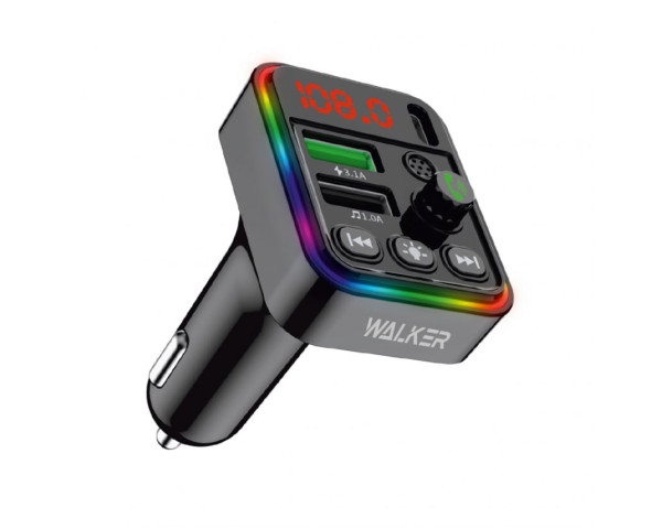 FM-трансмітер WALKER WAFM-520 black
