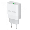 Сетевое зарядное устройство (адаптер) WALKER WH-35 1USB/QC3.0/3A/18W white
