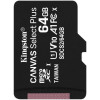Карта памяти Kingston Canvas Select Plus MicroSDHC 64GB Class 10 UHS-I R100MB/s (SDCS2/64GBSP)