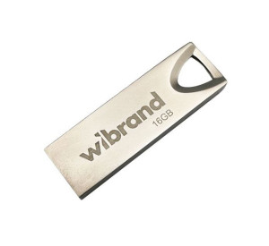 Флеш-пам'ять USB Wibrand Taipan 16GB USB 2.0 silver