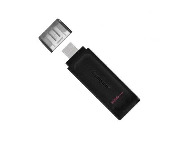 Флеш-пам'ять USB Kingston DataTraveller 70 Type-C 256GB USB 3.2 black