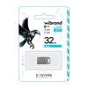 Флеш-пам'ять USB Wibrand Hawk 32GB USB 2.0 silver