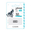 Флеш-пам'ять USB Wibrand Lynx 32GB USB 2.0 silver