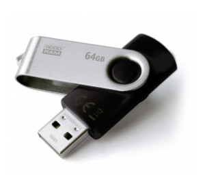 Флеш-пам'ять USB GOODRAM (Twister) UTS2 64GB black (UTS2-0640K0R11)