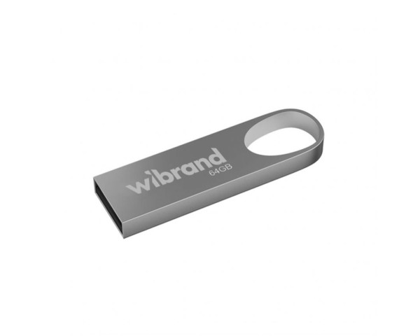 Флеш-пам'ять USB Wibrand Irbis 64GB USB 2.0 silver