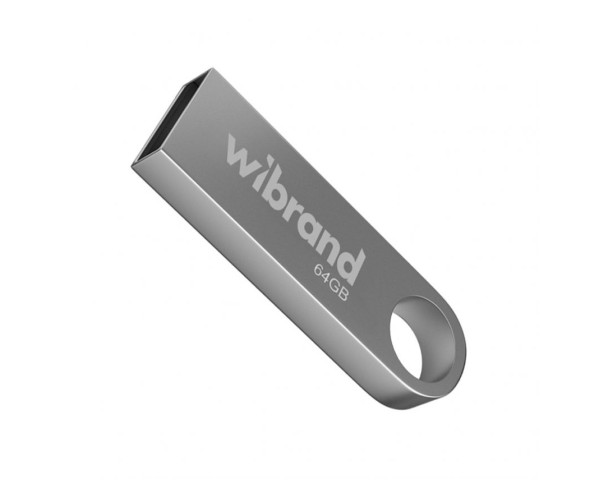 Флеш-пам'ять USB Wibrand Puma 64GB USB 2.0 silver