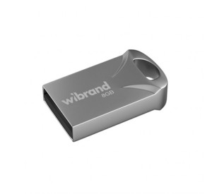 Флеш-пам'ять USB Wibrand Hawk 8GB USB 2.0 silver