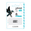 Флеш-пам'ять USB Wibrand Hawk 8GB USB 2.0 silver