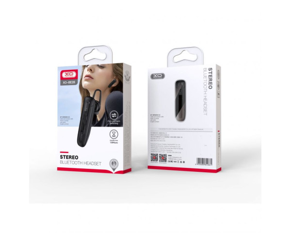 Bluetooth гарнітура XO BE28 black