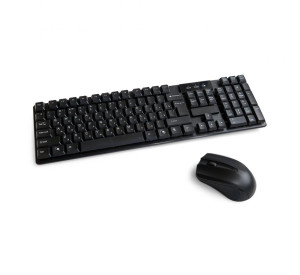 Клавіатура TJ-808 бездротова + мишка бездротова black