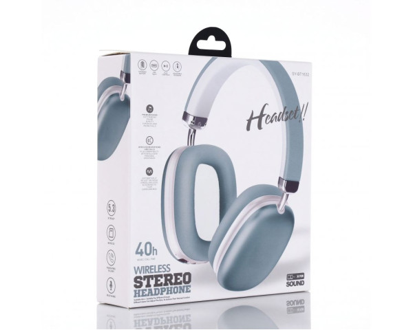 Навушники Bluetooth SY-BT1632 blue