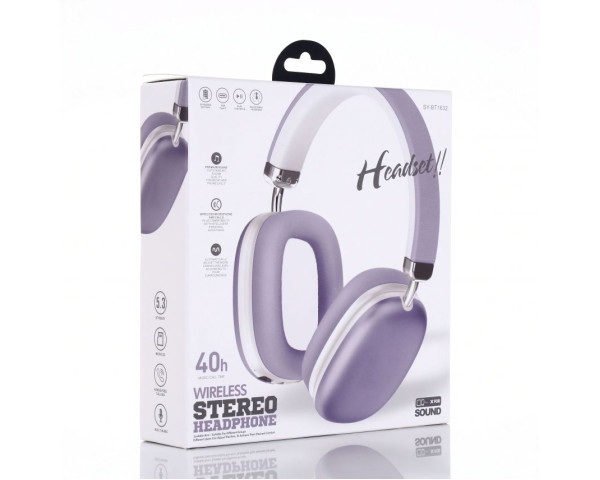 Навушники Bluetooth SY-BT1632 violet