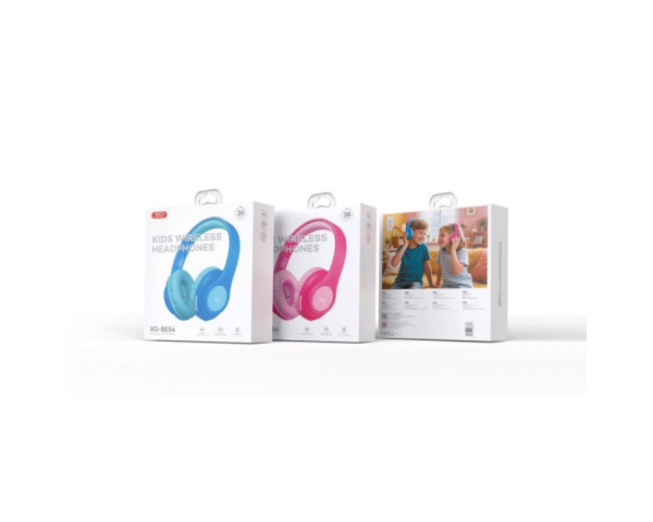 Дитячі навушники Bluetooth XO BE54 pink