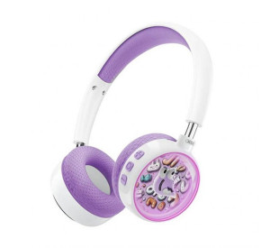 Дитячі навушники Bluetooth XO BE57 purple