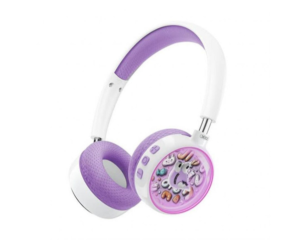 Дитячі навушники Bluetooth XO BE57 purple