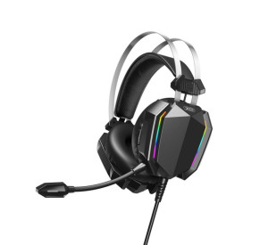 Навушники XO GE-07 ігрові RGB black