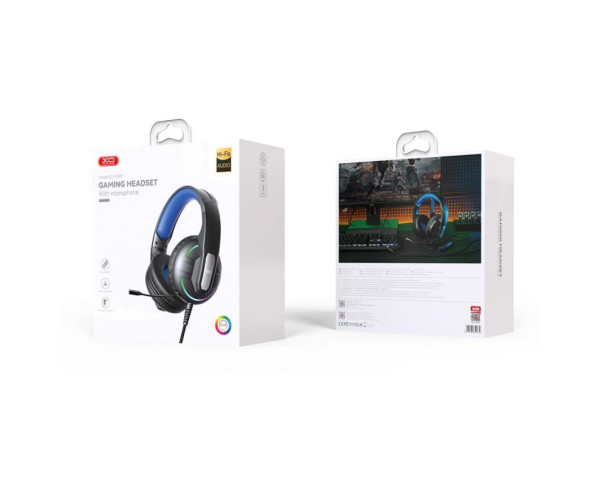 Навушники XO GE-09 ігрові RGB black