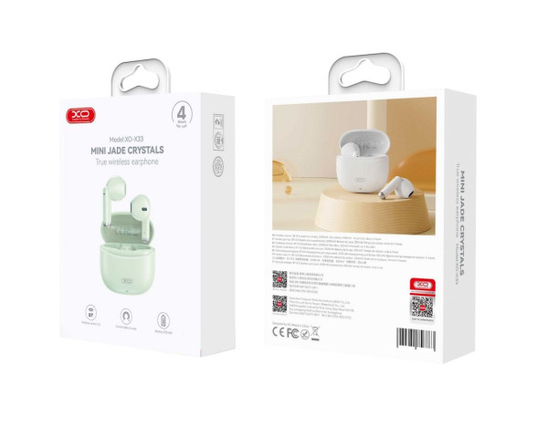 Навушники Bluetooth XO X33 green