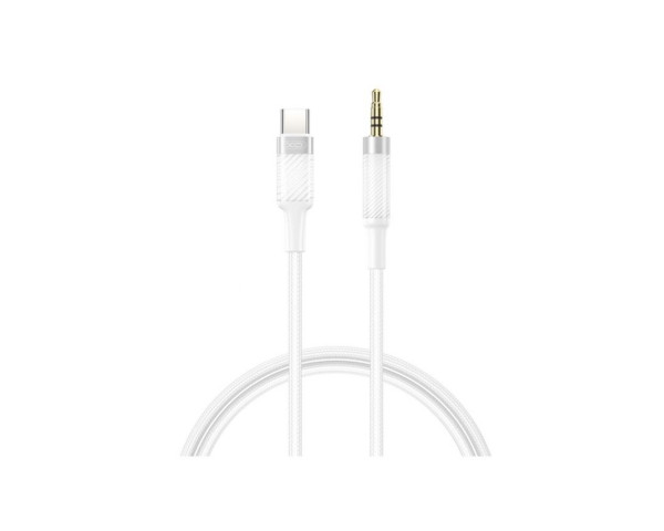 Аудиокабель XO NB-R279B Type-C to 3.5mm white